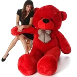 Extra large big Teddy Bear 3.5 Feet red color নিচে ভিডিও আছে ভিডিও দেখুন