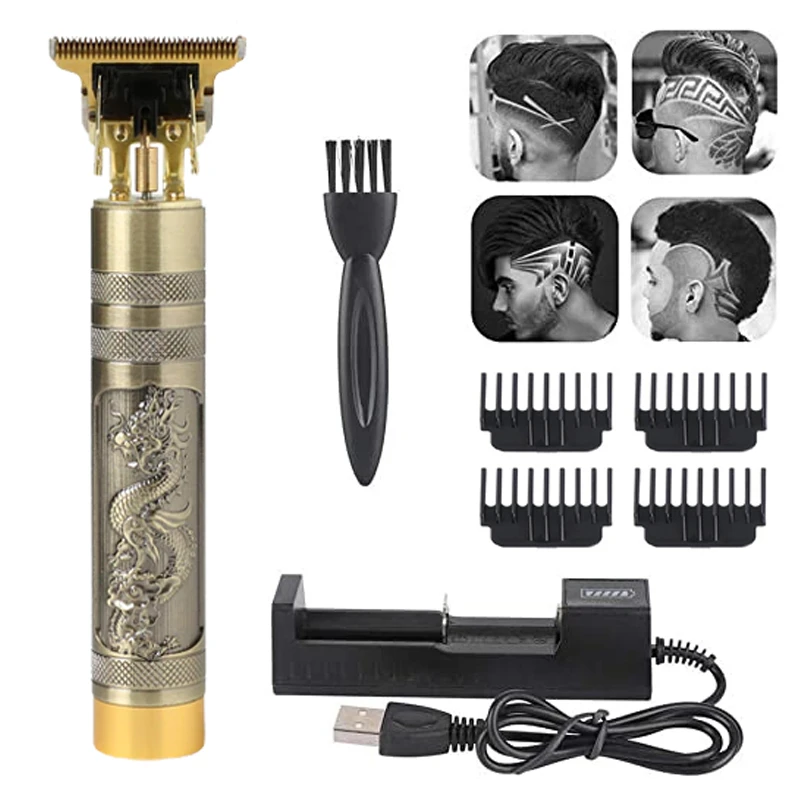 Vintage T9 Hair Cutting Machine Hair Trimmer Recharge Professional Cordless Hair Trimmer