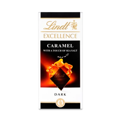 Lindt Excellence Caramel With Touch Of Sea Salt 100G