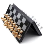 48 cm Foldable Magnetic Chess Board Game with Gold