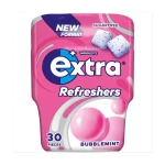 Wrigley's Extra Refreshers Bubblemint Sugar Free Chewing Gum Bottle 30pcs 67g