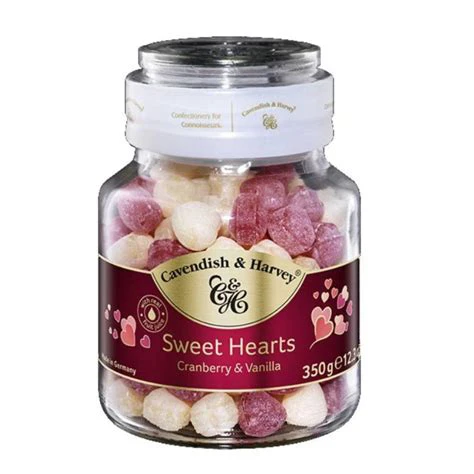 Cavendish and Harvey Sweet Hearts 350g