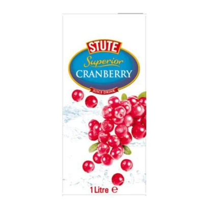 STUTE Superior Cranberry Juice Drink 1L