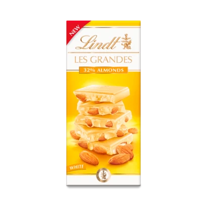 Lindt Les Grandes White Almonds 150g