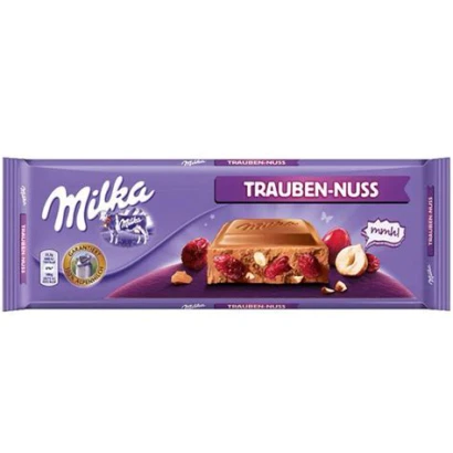 Milka Raisins and Hazelnuts Chocolate 270g