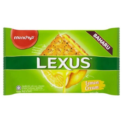 Cracker  Munchy's Lexus Lemon Cream Sandwich 190g