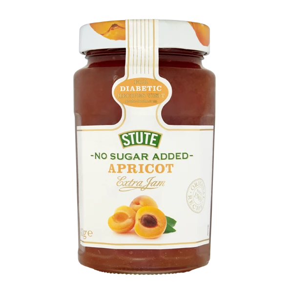 Stute No Sugar Added Apricot Jam 430g