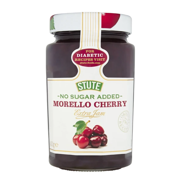 Stute No Sugar Added Morello Cherry Extra Jam 430g