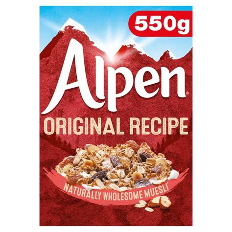 Alpen Original Recipe Naturally Wholesome Muesli 550g