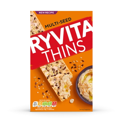 Ryvita Thins Multi-Seed Snack 125g