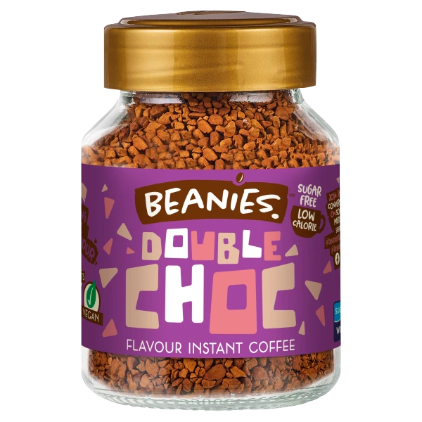 Beanies Double Choc Flavour Instant Coffee 50g