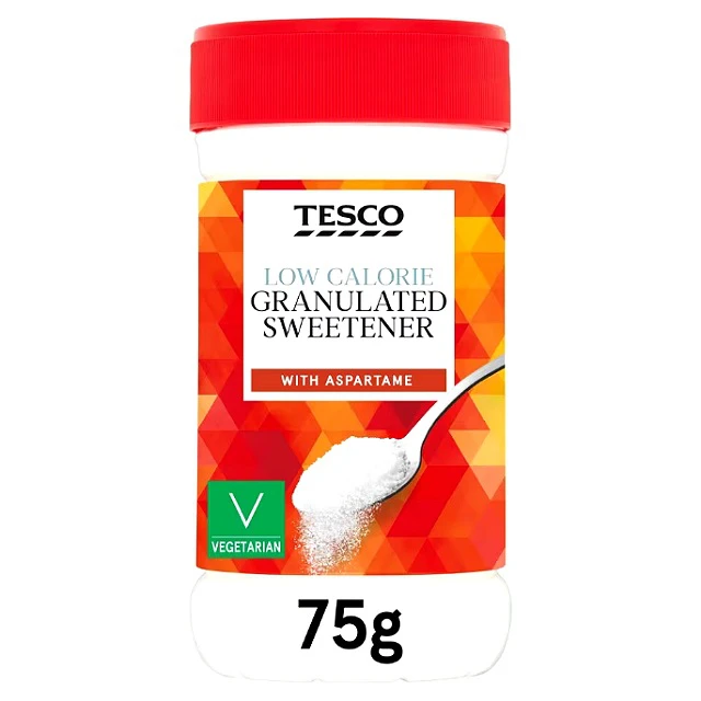 Tesco Granulated Sweetener with Aspartame 75g