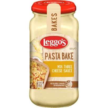 Leggo's Creamy Three Cheese Pasta Bake Sauce 500g