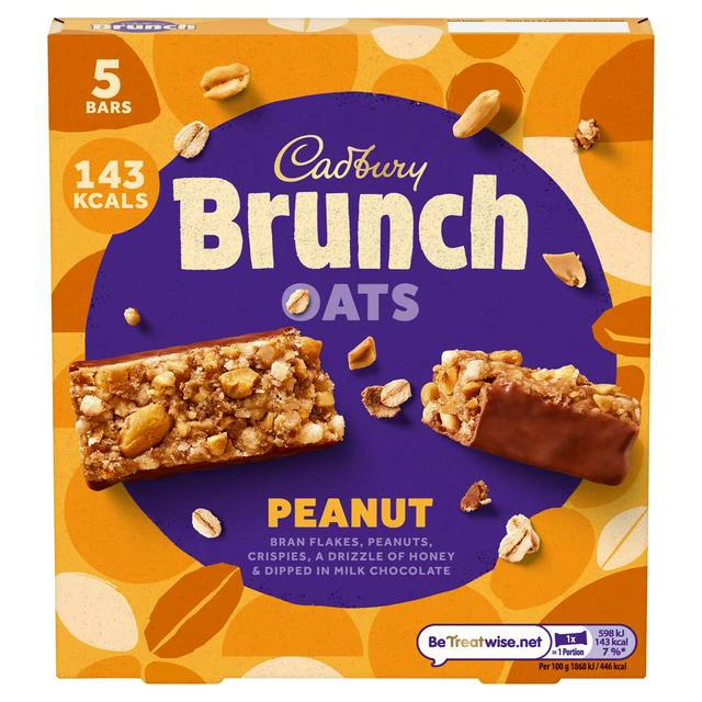 Cadbury Brunch Bar Peanut 160g