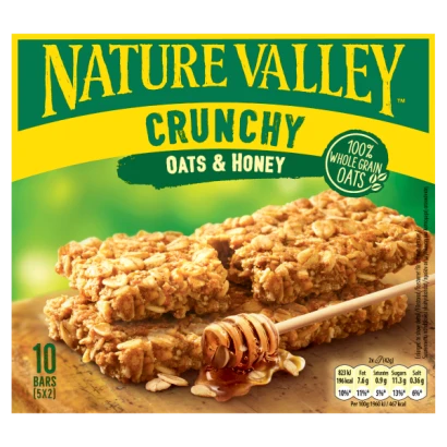 Nature Valley Crunchy Oats & Honey 10 Bars 5x42g 210g