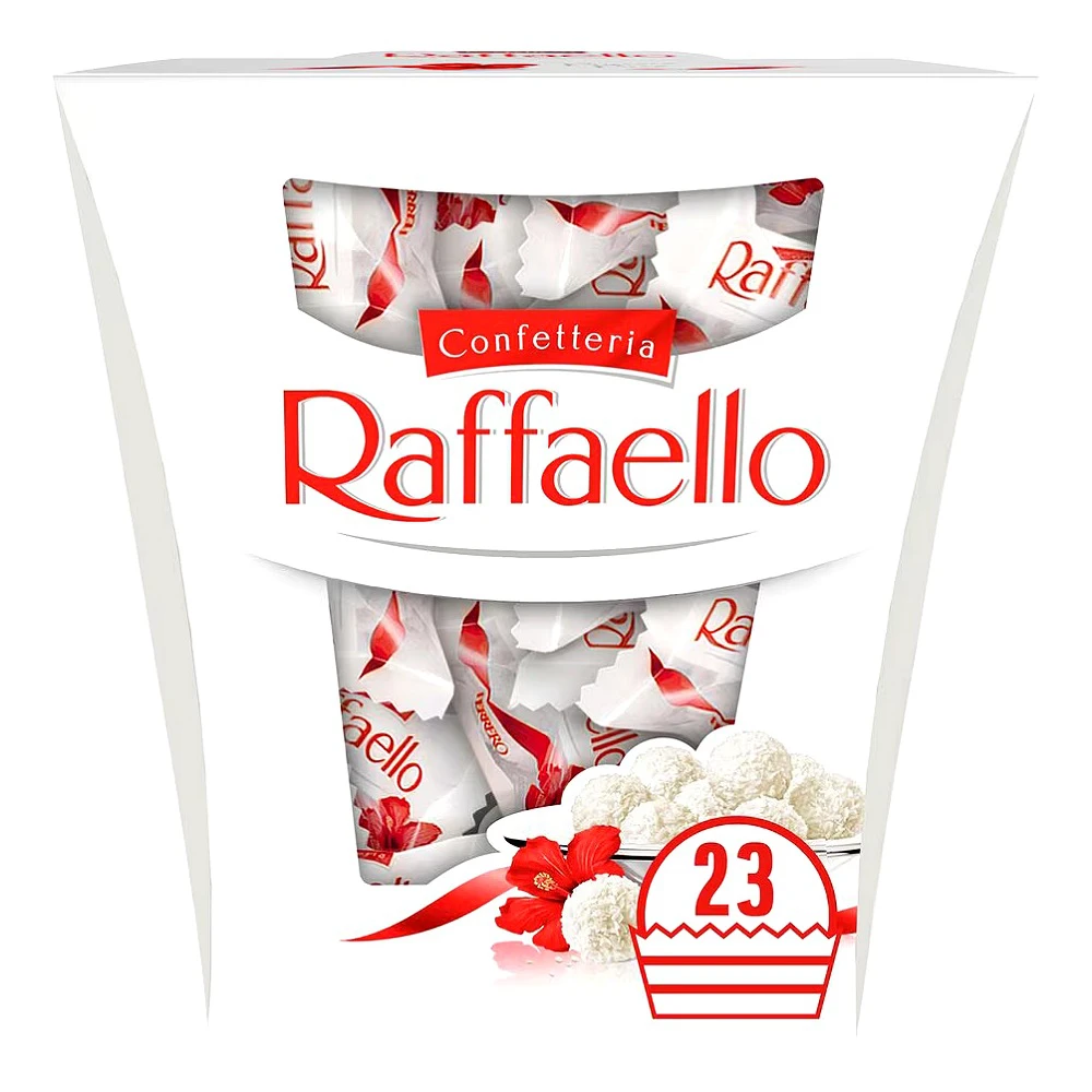 Raffaello Coconut and Almond Pralines Gift Box 23 Pieces 230g