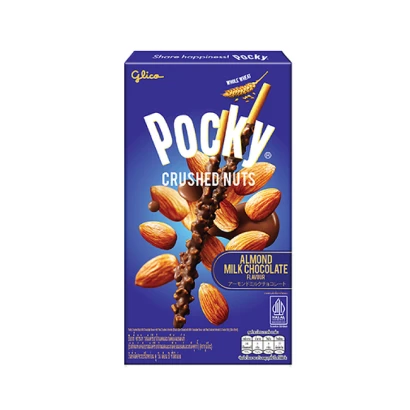 Pocky Crushed Nuts Almond Milk Chocolate 25g