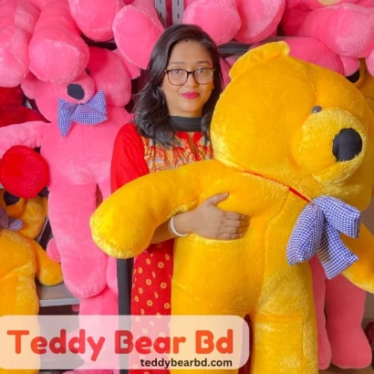 Extra large big Teddy 2.5 feet yellow color  - Price in Bangladesh