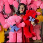 Extra large big Teddy  3.5 dark pink color  - Price in Bangladesh