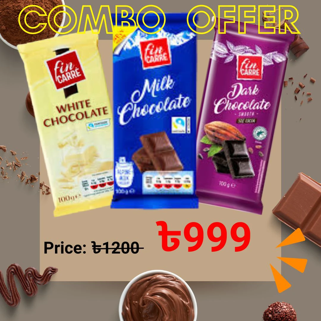 3 pcs Chocolate Combo Offer 2