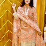 PURE KHADDI COTTON SCREEN PRINT  STITCH 3PIC