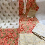 PURE KHADDI COTTON SCREEN PRINT STITCH 3PIC (সেলাই করা)